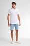 Petrol Industries - Heren Klassieke Polo Dolphin - Wit - Maat M