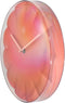 nXt - Wandklok - 20 cm - Plastic - Rood - 'Sweet'