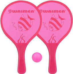 Waimea Beach Peddelbal Set - Animal - Roze