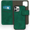 iMoshion Hoesje Geschikt voor iPhone 12 Pro / 12 Hoesje Met Pasjeshouder - iMoshion Uitneembare 2-in-1 Luxe Bookcase - Donkergroen