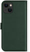 Selencia iPhone 13 Mini - Echt Lederen Bookcase - Krasbestendig - Groen
