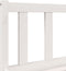 vidaXL - Bedframe - extra - lang - zonder - matras - grenenhout - wit - 100x210 - cm