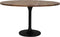 Light & Living Eettafel Biboca - Hout/Zwart - Ø120cm - Modern,Retro,Luxe