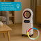 Lifetime Air Aircooler - Bladloze Ventilator Luchtbevochtiger Koeler 3-in-1 - Watertank 35L - Geluidsniveau 55dB - Afstandsbediening - Sfeerverlichting