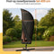 Goliving Parasolhoes - Zweefparasol - Waterdicht - Tot 400cm - Zwart