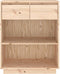 vidaXL - Wandkast - 60x34x75 - cm - massief - grenenhout