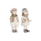 Kerstversiering DKD Home Decor Hars Kinderen (6,5 x 5 x 14 cm) (2 Stuks)