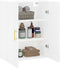vidaXL - Wandkast - 69,5x34x90 - cm - wit