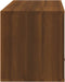 vidaXL - Wandschoenenkast - 70x35x38 - cm - massief - grenenhout - bruineiken