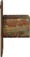 vidaXL - Nachtkastje - 50x27x50 - cm - massief - gerecycled - hout - meerkleurig