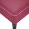 vidaXL - Chaise - longue - met - kussen - en - rechterarmleuning - fluweel - wijnrood