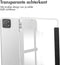 imoshion Tablet Hoes - Geschikt voor Xiaomi Pad 6 Pro, Xiaomi Pad 6 - Trifold Hardcase Bookcase transparante rand - Zwart