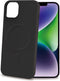 Celly Cromo Siliconen hoesje - Geschikt voor Apple iPhone 15 Plus - TPU Back Cover - Microfiber - Zwart