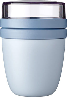 Mepal Lunchpot mini - Yoghurt en Muesli beker to go - 300 ml + 120 ml - Nordic blue