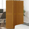 vidaXL - Kamerscherm - met - 3 - panelen - massief - paulowniahout - bruin