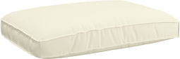 vidaXL - Ligbedkussen - Crème - 120x80x12 - cm - Oxford - Stof