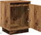vidaXL - Nachtkastjes - met - LED-lampen - - - 2 - stuks - Oud - Hout - 39x34,5x50 - cm