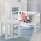 Roba Houten Bank - Omvormbaar tot Tafel of Bank - 2 Zithoogtes - Wit
