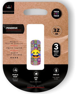 Tech1Tech TEC4403-32 - Usb-stick - 32GB - Multi-color