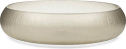 Riviera Maison Decoratieschaal Beige - Xiavieria Schaal Rond - Glas - (ØxH) 46x11