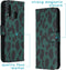 iMoshion Hoesje Geschikt voor Samsung Galaxy A20e Hoesje Met Pasjeshouder - iMoshion Design Softcase Bookcase - Zwart / Meerkleurig / Groen / Green Leopard
