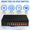 SBVR TXE143 - Netwerkswitch - 10 poorten - 8 PoE - 1 Gbps - Zwart