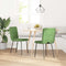 vidaXL - Eetkamerstoelen - 2 - st - fluweel - lichtgroen
