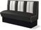 Bel Air Dinerbank Single Booth HW-150 Zwart