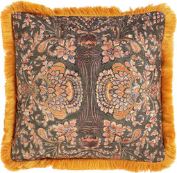 Dutch Decor JONA - Kussenhoes met patroon 45x45 cm Golden Glow - geel - met rits