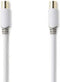 Nedis Coaxkabel - Coax Male naar Coax Male - Verguld - 75 Ohm - 2.00 m - Wit