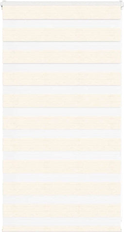 vidaXL - Zebra - rolgordijn - 85x100 - cm - stofbreedte - 80,9 - cm - marmerbeige