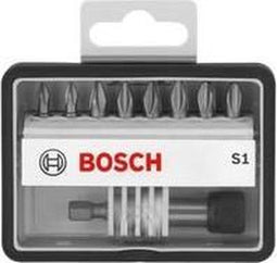 Bosch 2 607 002 560 - 8+1-delige Robust Line bitset S Extra Hard - 25 mm lengte (1 set)