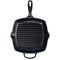 Le Creuset gietijzeren vierkante grillpan - 26cm - Mat Zwart
