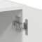 vidaXL - Wasmachinekast - 64x24x190 - cm - bewerkt - hout - wit