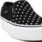Vans WM Asher Platform - Lage sneakers - Slip-on model met 'waffle' buitenzool - Black/White - Maat 42