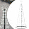 vidaXL - LED-kerstboom - 200 - LEDs - koud - wit - 182 - cm