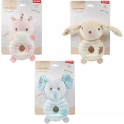Toitoys - Baby dierenrammelaar - Zacht materiaal - Willekeurige kleur
