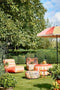 Mica Decorations Novia - Opblaasbare Poef - H37 x Ø80 cm - Oranje