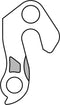 Union Derailleurhanger Gh-258 Stevens, Corratec 62 Mm Zilver