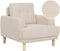 TUVE - Fauteuil - Beige - Corduroy