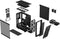 Fractal Design Meshify 2 Compact - PC Behuizing - ATX Micro-ATX Mini-ITX - RGB - Zwart