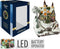 B/O - Kersttafereel kerk - Fiber optic rivier met ledverlichting en muziek - Multicolour