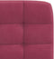 vidaXL - Eetkamerstoelen - 2 - st - fluweel - wijnrood