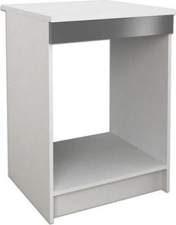 START Keukenonderkast voor oven 60 cm inclusief werkblad - glanzend grijs
