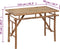 vidaXL - Tuintafel - inklapbaar - 115x50x75 - cm - bamboe