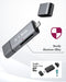 Icy Box IB-CR200-C - Geheugenkaartlezer - 2x sleuven microSD/SD - Grijs
