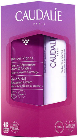 Caudalie Thé des Vignes Set - Handen & Lippen - Intensieve hydratatie - Luxe geur