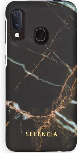 Selencia Hoesje Geschikt voor Samsung Galaxy A20e Hoesje - Selencia Maya Fashion Backcover - zwart