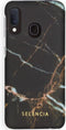 Selencia Hoesje Geschikt voor Samsung Galaxy A20e Hoesje - Selencia Maya Fashion Backcover - zwart