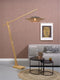 GOOD&MOJO Vloerlamp Kalimantan - Bamboe - 175x60x207cm - Scandinavisch,Bohemian - Staande lampen voor Woonkamer - Slaapkamer